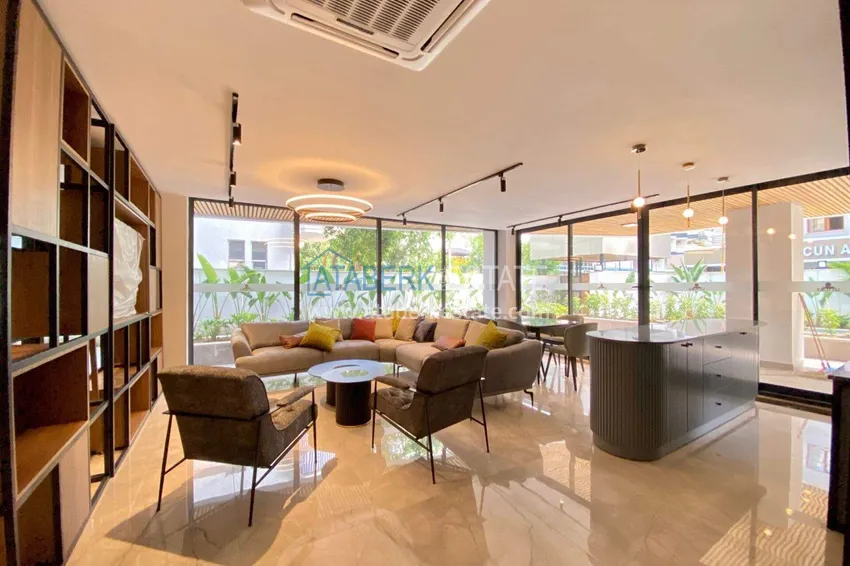 Apartament Loft 1+1 w centrum Alanyi - stylowe wnętrze, 250 metrów od plaży Kleopatra 20 