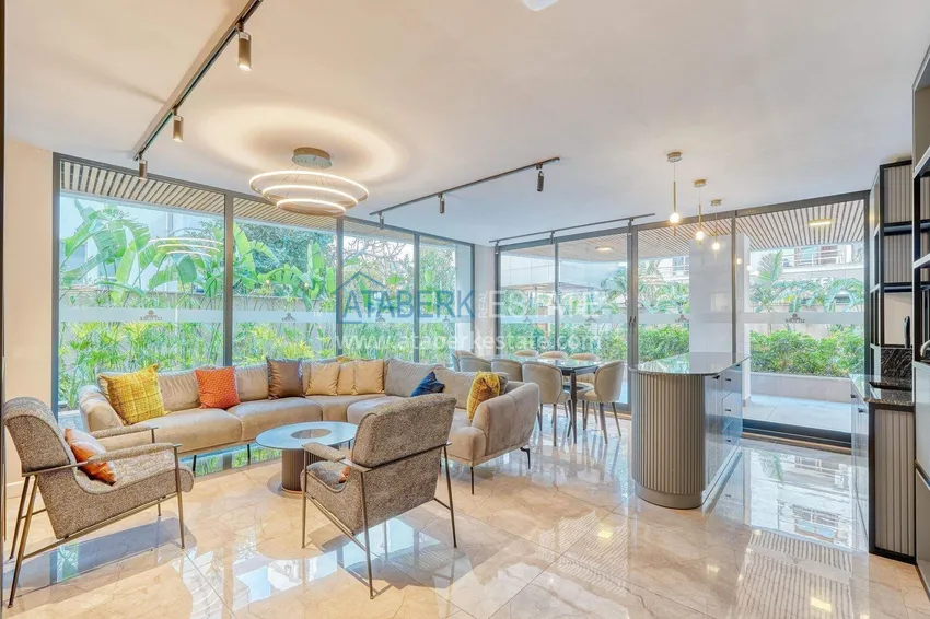 Apartament Loft 1+1 w centrum Alanyi - stylowe wnętrze, 250 metrów od plaży Kleopatra 21 