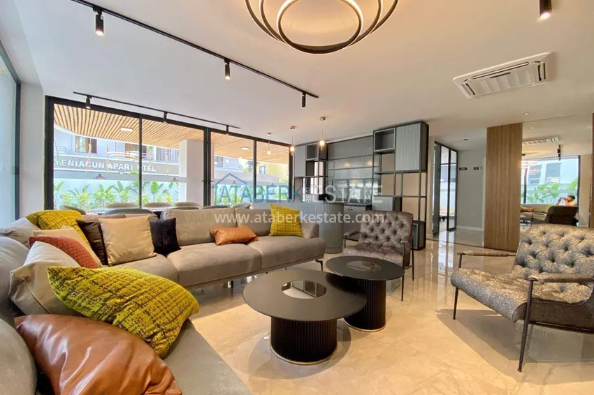 Apartament Loft 1+1 w centrum Alanyi - stylowe wnętrze, 250 metrów od plaży Kleopatra 22 