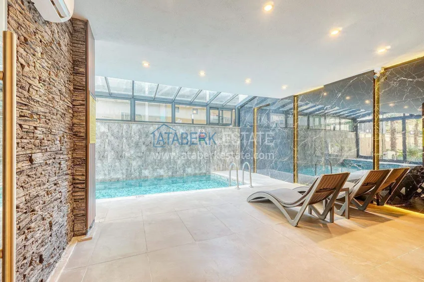 Apartament Loft 1+1 w centrum Alanyi - stylowe wnętrze, 250 metrów od plaży Kleopatra 24 