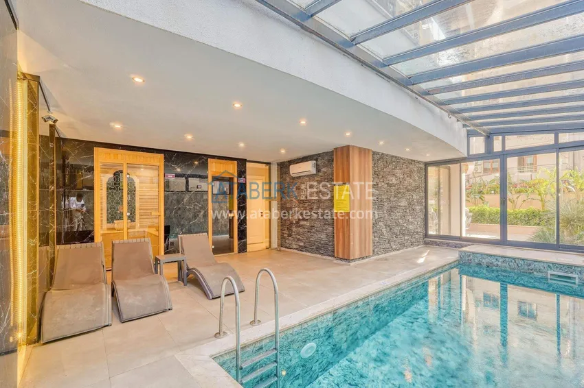 Apartament Loft 1+1 w centrum Alanyi - stylowe wnętrze, 250 metrów od plaży Kleopatra 26 