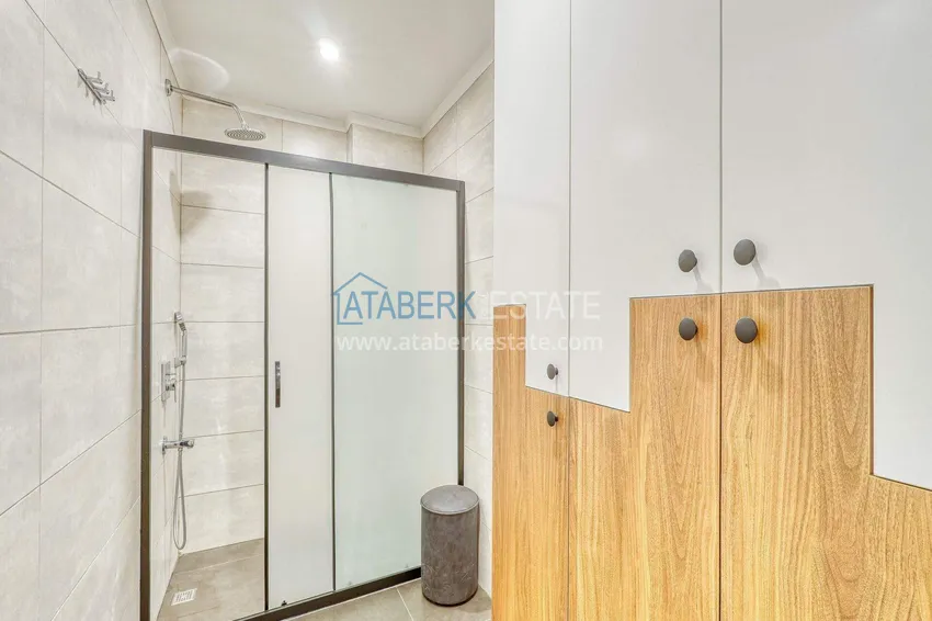 Apartament Loft 1+1 w centrum Alanyi - stylowe wnętrze, 250 metrów od plaży Kleopatra 30 