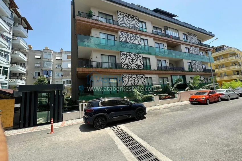 Penthouse w centrum Alanyi - 2+1 umeblowane, plaża Kleopatra 3 