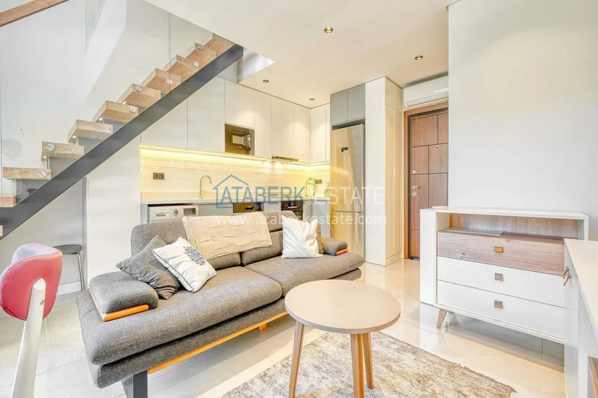Kupuj  Apartament Loft 1+1 w centrum Alanyi - stylowe wnętrze, 250 metrów od plaży Kleopatra 4 