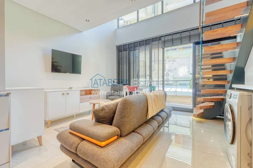 Kupuj  Apartament Loft 1+1 w centrum Alanyi - stylowe wnętrze, 250 metrów od plaży Kleopatra 6 