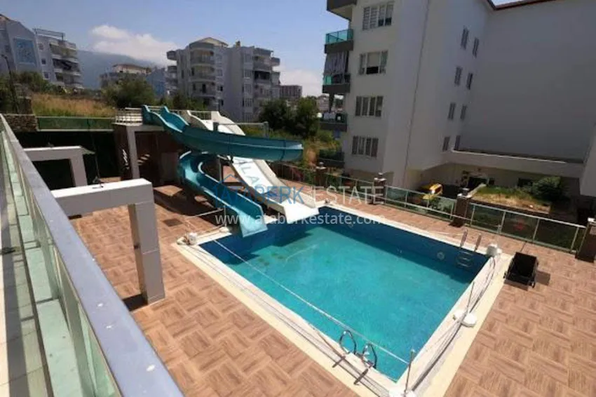 Apartament 1+1 w Tosmur, 76 m2 z meblami i widokiem na morze - nieruchomość na zezwolenie na pobyt w Alanyi  8 