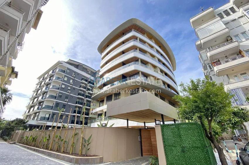 Apartament Loft 1+1 w centrum Alanyi - stylowe wnętrze, 250 metrów od plaży Kleopatra 8 