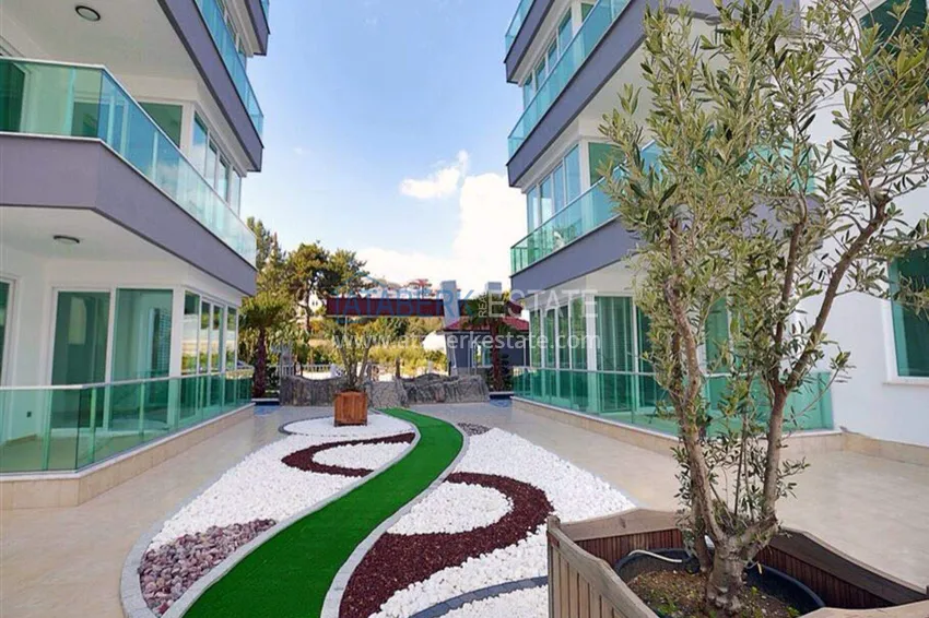 Apartament 1+1 w Tosmur, 76 m2 z meblami i widokiem na morze - nieruchomość na zezwolenie na pobyt w Alanyi  9 