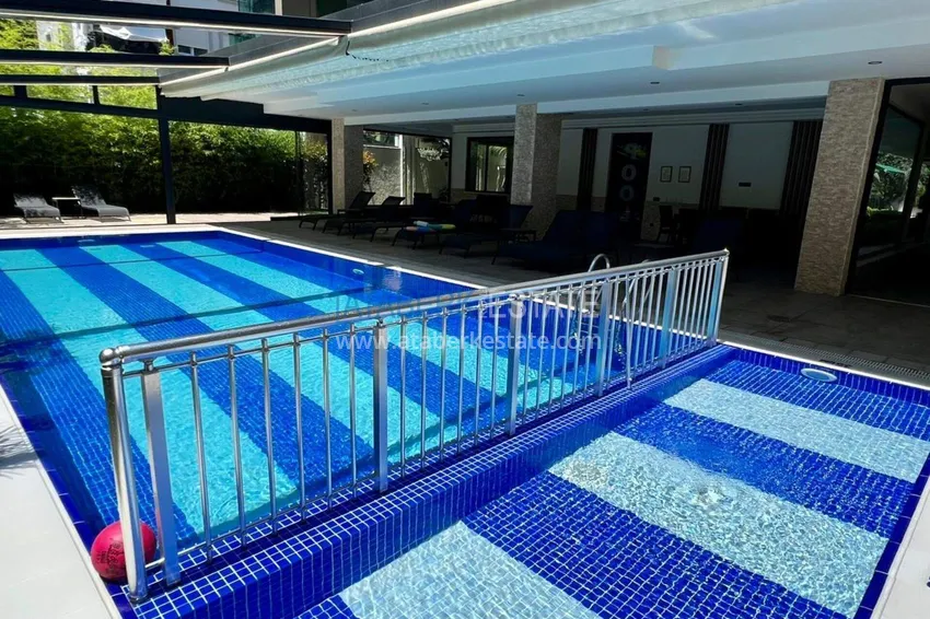 Penthouse w centrum Alanyi - 2+1 umeblowane, plaża Kleopatra 9 