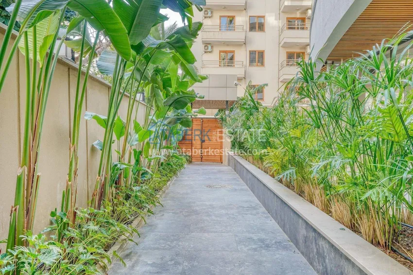 Apartament Loft 1+1 w centrum Alanyi - stylowe wnętrze, 250 metrów od plaży Kleopatra 9 