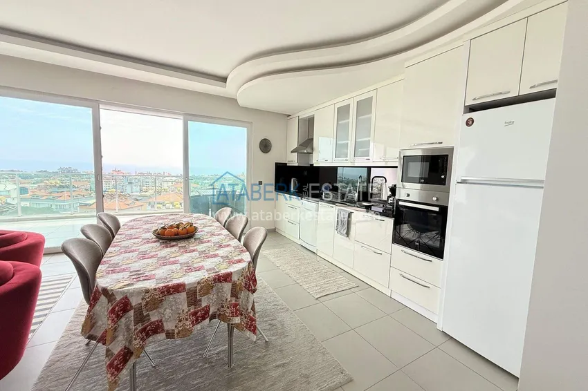 Kupuj  Apartament 2+1 z widokiem na morze w Cikcilli — meble, nowoczesna rezydencja 10 