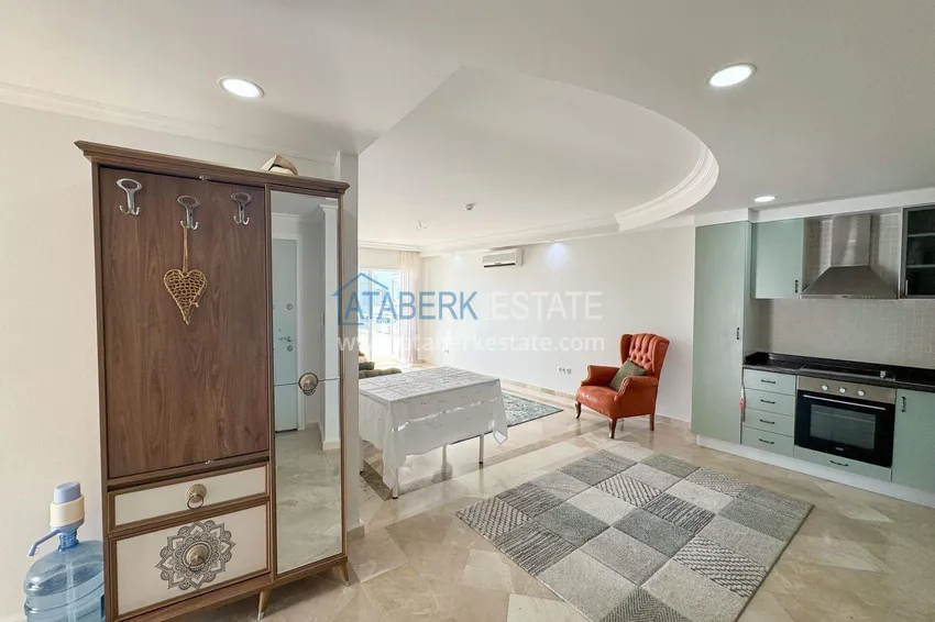Kupuj  Penthouse 2+1 w Alanya, dzielnica Mahmutlar — meble, taras 110 m², widok na morze i góry 1 