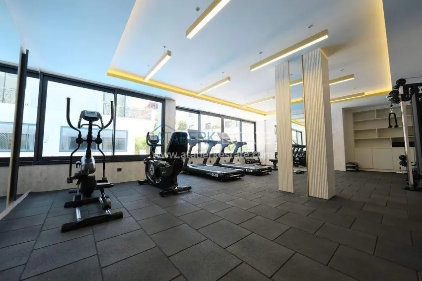 Duplex w Alanyi, plaża Kleopatra - 350 metrów od morza, wykończenia premium, widok na góry 12 