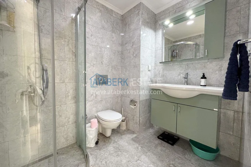 Kupuj  Penthouse 2+1 w Alanya, dzielnica Mahmutlar — meble, taras 110 m², widok na morze i góry 14 