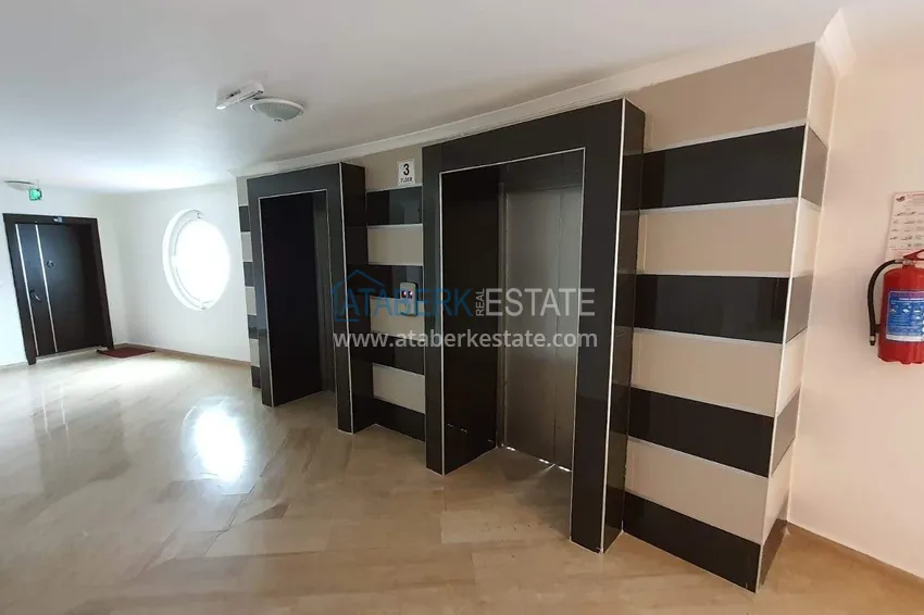 Penthouse 2+1 w Alanya, dzielnica Mahmutlar — meble, taras 110 m², widok na morze i góry 14 