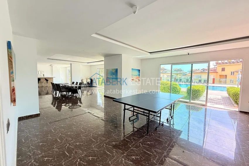 Apartament 2+1 z widokiem na morze w Cikcilli — meble, nowoczesna rezydencja 16 