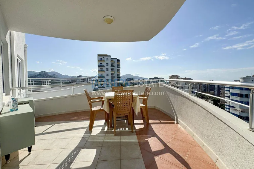Kupuj  Penthouse 2+1 w Alanya, dzielnica Mahmutlar — meble, taras 110 m², widok na morze i góry 16 