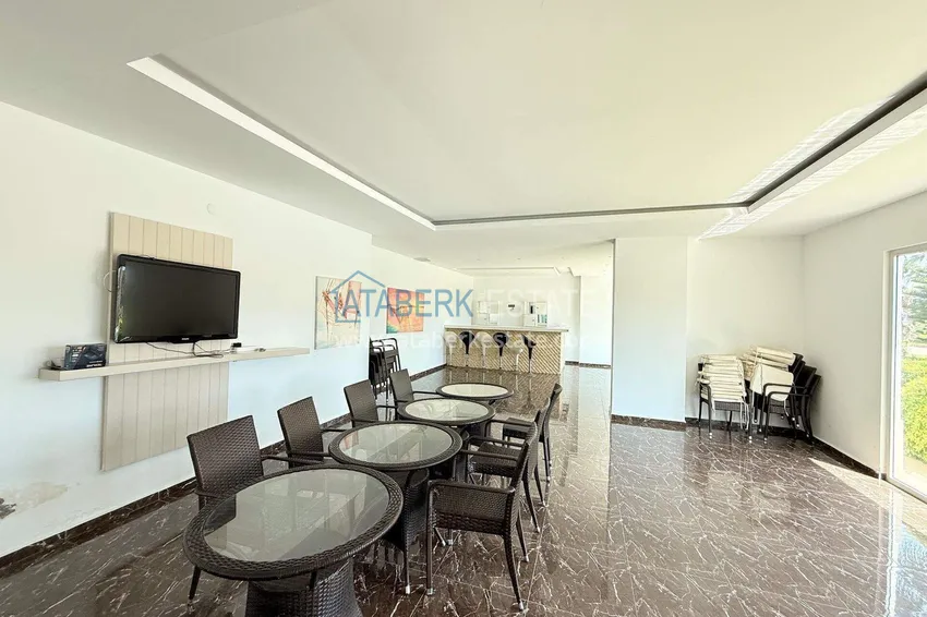 Apartament 2+1 z widokiem na morze w Cikcilli — meble, nowoczesna rezydencja 17 