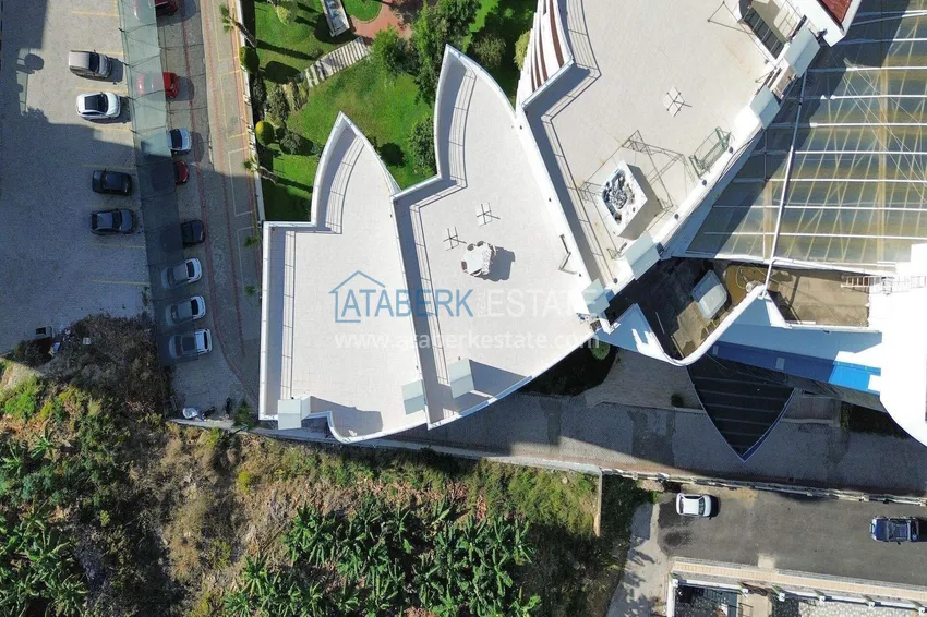 Kupuj  Penthouse 2+1 w Alanya, dzielnica Mahmutlar — meble, taras 110 m², widok na morze i góry 20 