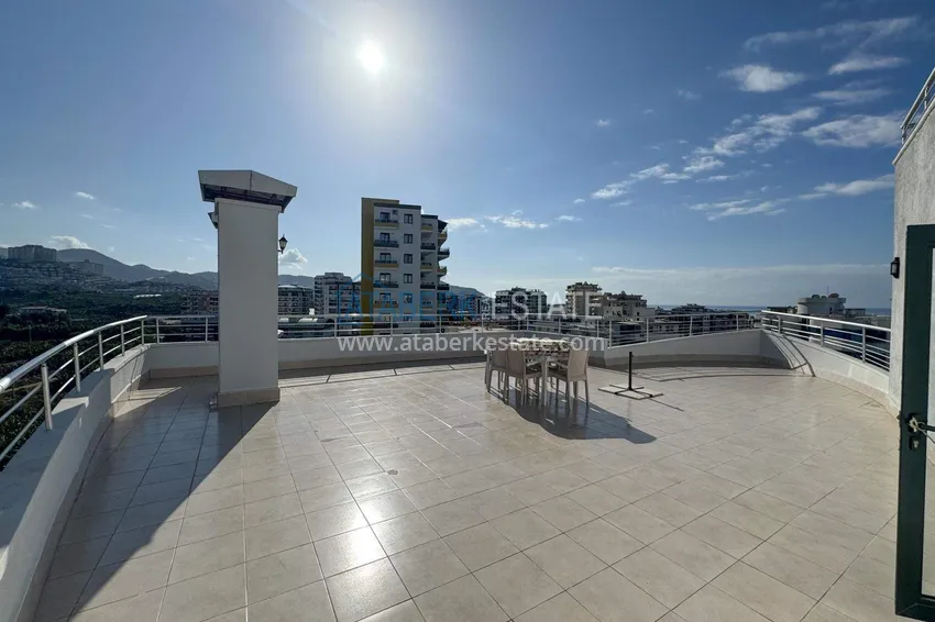 Kupuj  Penthouse 2+1 w Alanya, dzielnica Mahmutlar — meble, taras 110 m², widok na morze i góry 21 