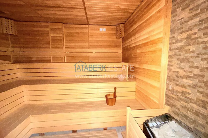 Apartament 2+1 z widokiem na morze w Cikcilli — meble, nowoczesna rezydencja 22 