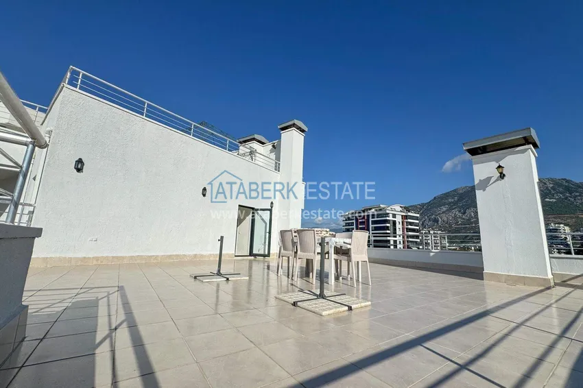 Kupuj  Penthouse 2+1 w Alanya, dzielnica Mahmutlar — meble, taras 110 m², widok na morze i góry 24 