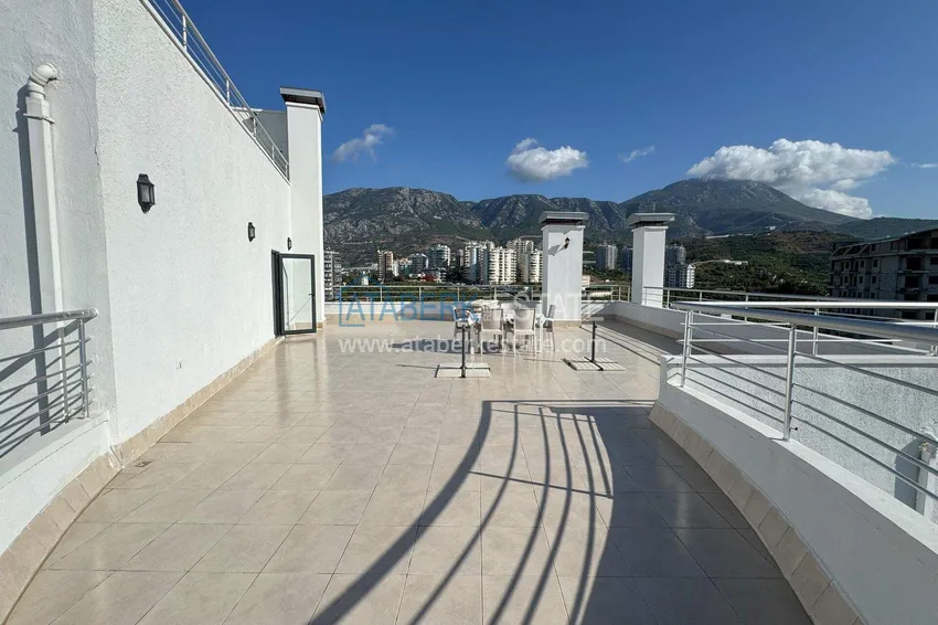 Kupuj  Penthouse 2+1 w Alanya, dzielnica Mahmutlar — meble, taras 110 m², widok na morze i góry 25 