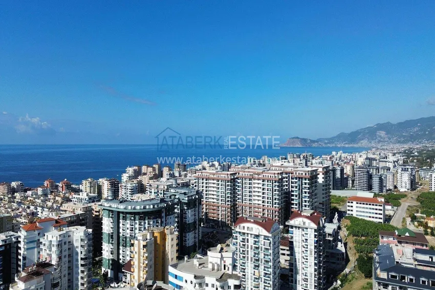 Kupuj  Penthouse 2+1 w Alanya, dzielnica Mahmutlar — meble, taras 110 m², widok na morze i góry 26 