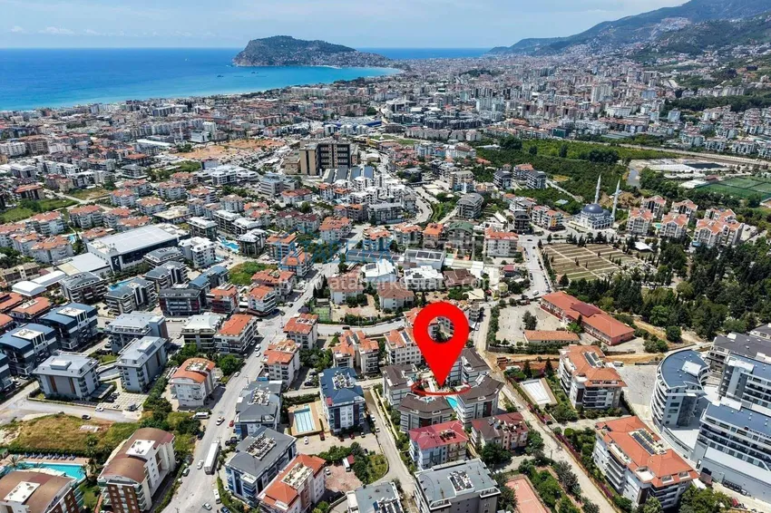 Apartament na zezwolenie na pobyt w Alanyi — 2+1 umeblowane, dzielnica Oba  3 