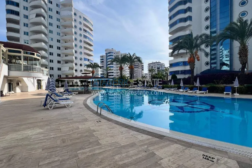 Penthouse 2+1 w Alanya, dzielnica Mahmutlar — meble, taras 110 m², widok na morze i góry 3 