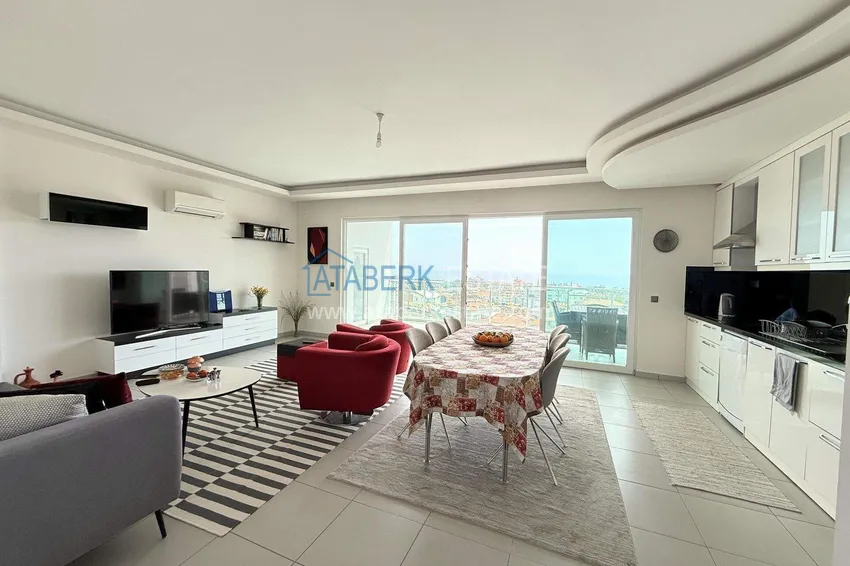 Kupuj  Apartament 2+1 z widokiem na morze w Cikcilli — meble, nowoczesna rezydencja 4 