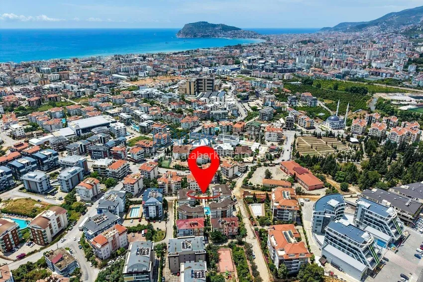Apartament na zezwolenie na pobyt w Alanyi — 2+1 umeblowane, dzielnica Oba  4 