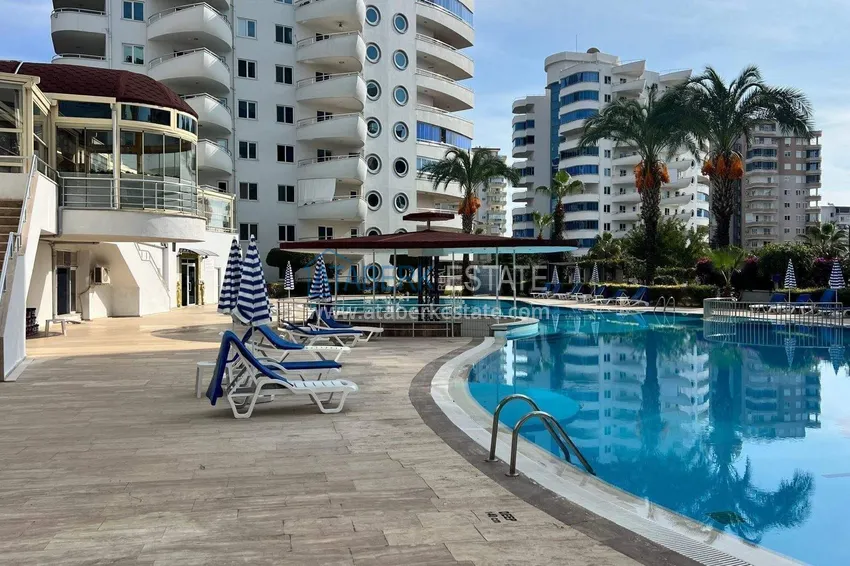 Penthouse 2+1 w Alanya, dzielnica Mahmutlar — meble, taras 110 m², widok na morze i góry 4 