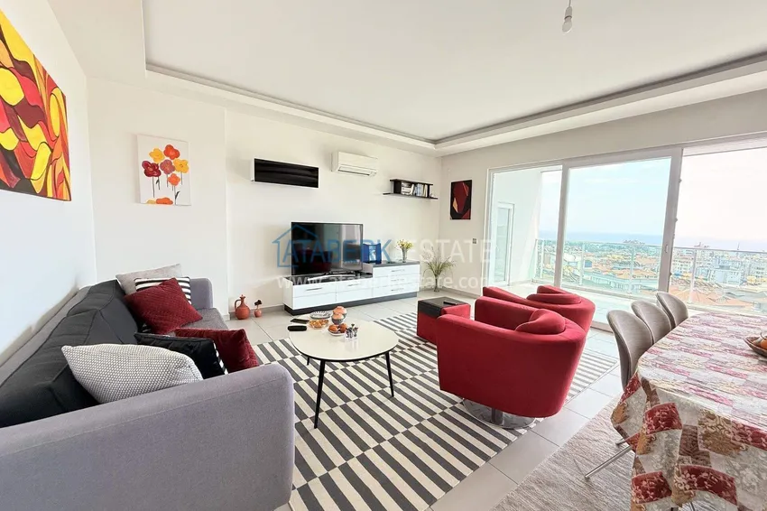 Kupuj  Apartament 2+1 z widokiem na morze w Cikcilli — meble, nowoczesna rezydencja 5 