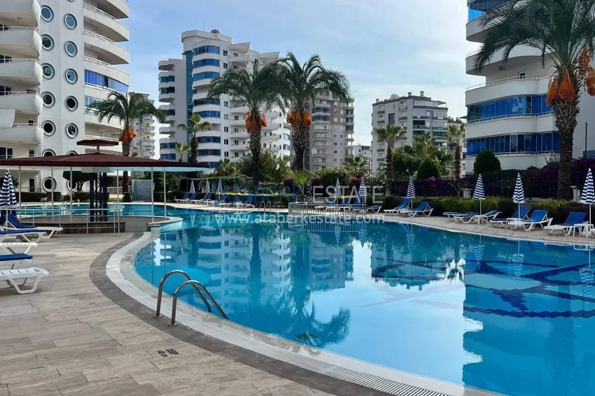 Penthouse 2+1 w Alanya, dzielnica Mahmutlar — meble, taras 110 m², widok na morze i góry 5 