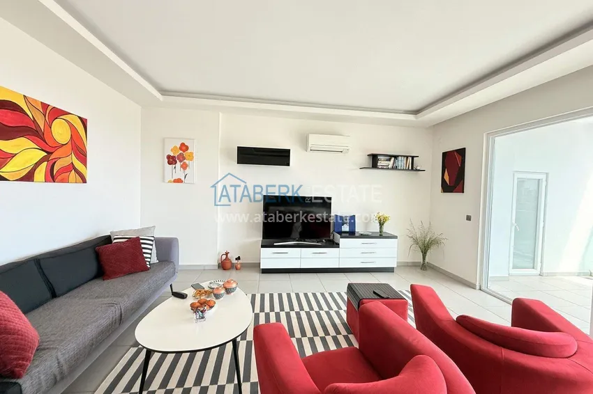 Kupuj  Apartament 2+1 z widokiem na morze w Cikcilli — meble, nowoczesna rezydencja 6 