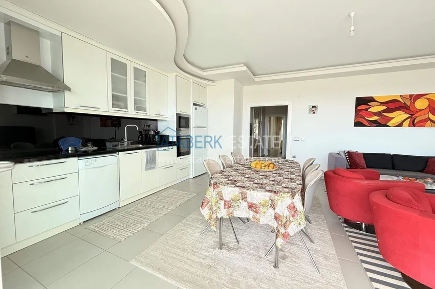 Kupuj  Apartament 2+1 z widokiem na morze w Cikcilli — meble, nowoczesna rezydencja 8 