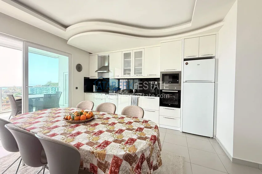 Kupuj  Apartament 2+1 z widokiem na morze w Cikcilli — meble, nowoczesna rezydencja 9 