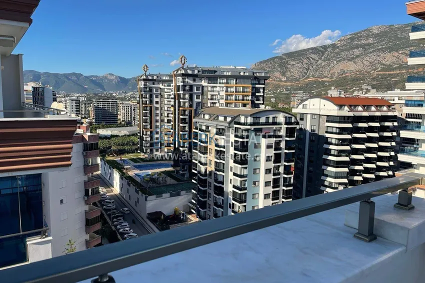 Kupuj  Penthouse 2+1 w Alanya, centrum dzielnicy Mahmutlar - meble, widok na morze 24 