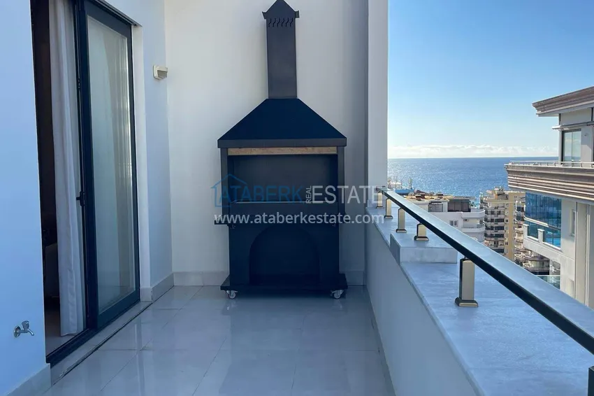 Kupuj  Penthouse 2+1 w Alanya, centrum dzielnicy Mahmutlar - meble, widok na morze 26 