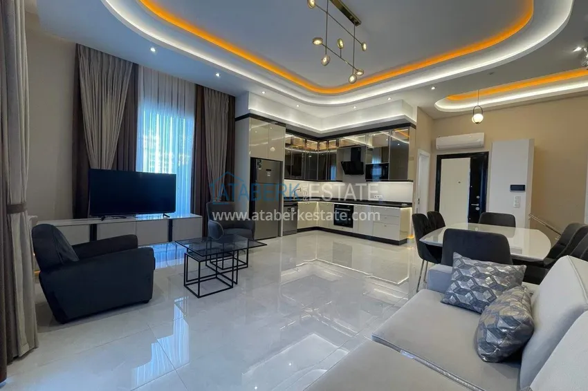 Kupuj  Penthouse 2+1 w Alanya, centrum dzielnicy Mahmutlar - meble, widok na morze 4 