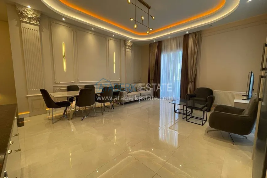 Kupuj  Penthouse 2+1 w Alanya, centrum dzielnicy Mahmutlar - meble, widok na morze 9 