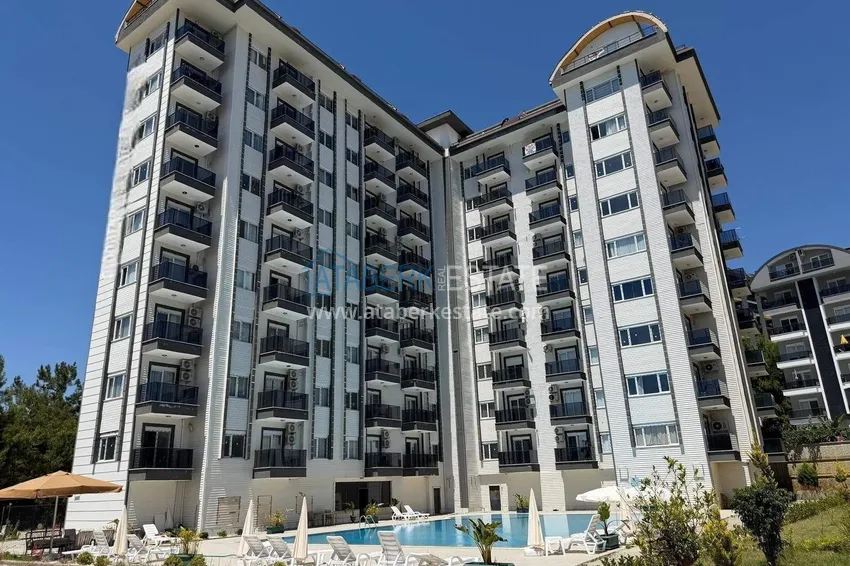 Apartament 1+1 w Alanya, dzielnica Avsallar - piękne wykończenie, nowoczesny kompleks 1 