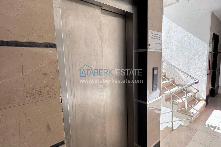 Apartament 1+1 za pozwolenie na pobyt w Alanyi — korzystna cena, meble, widok na morze  11 