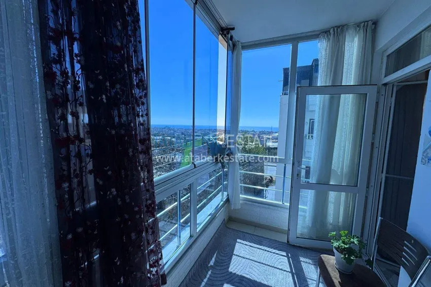 Kupuj  Apartament 1+1 za pozwolenie na pobyt w Alanyi — korzystna cena, meble, widok na morze  14 