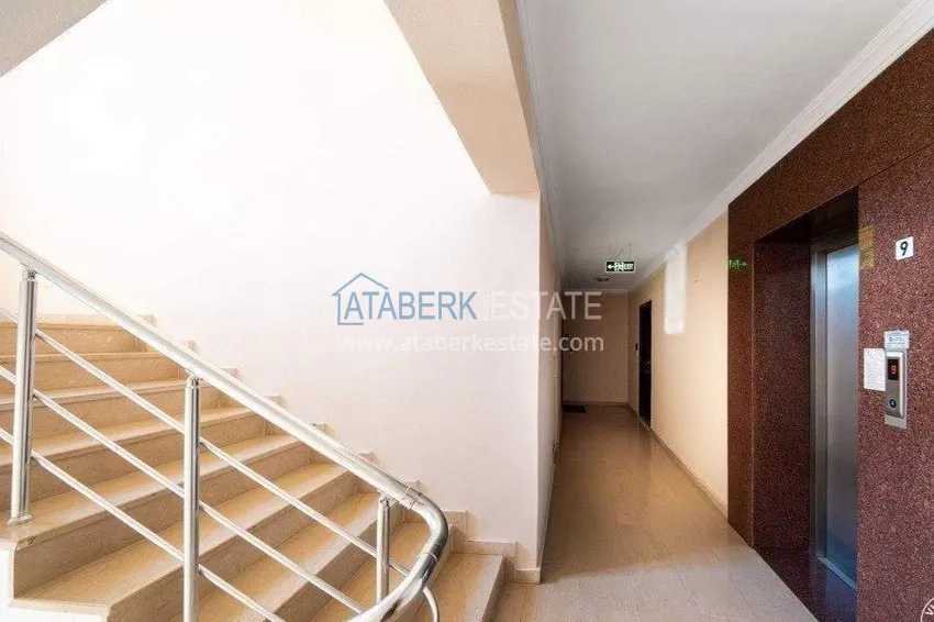 Apartament 2+1 na zezwolenie na pobyt w Alanyi, dzielnica Tosmur - meble, widoki na góry i morze 13 