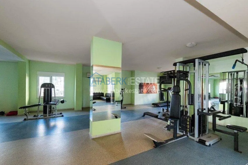 Apartament 2+1 na zezwolenie na pobyt w Alanyi, dzielnica Tosmur - meble, widoki na góry i morze 17 