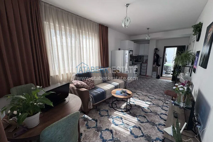 Kupuj  Apartament 1+1 za pozwolenie na pobyt w Alanyi — korzystna cena, meble, widok na morze  2 