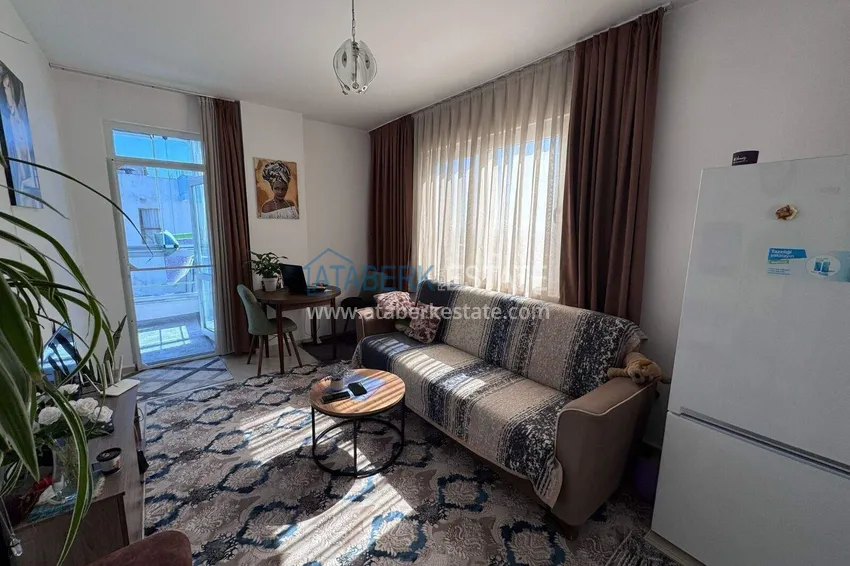 Kupuj  Apartament 1+1 za pozwolenie na pobyt w Alanyi — korzystna cena, meble, widok na morze  3 