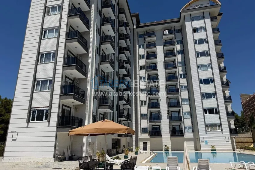 Apartament 1+1 w Alanya, dzielnica Avsallar - piękne wykończenie, nowoczesny kompleks 2 